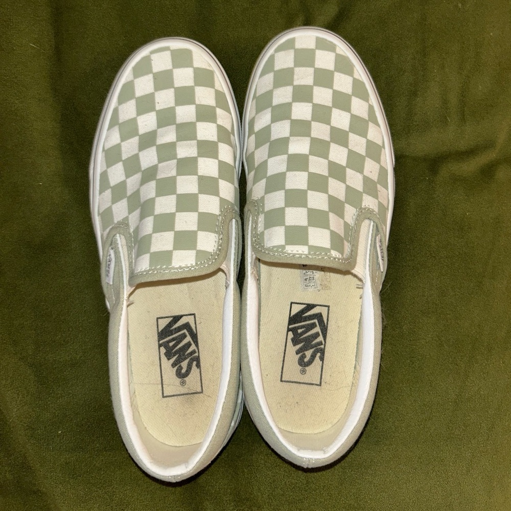 Vans Classic Slip-On Checkerboard Shoe
